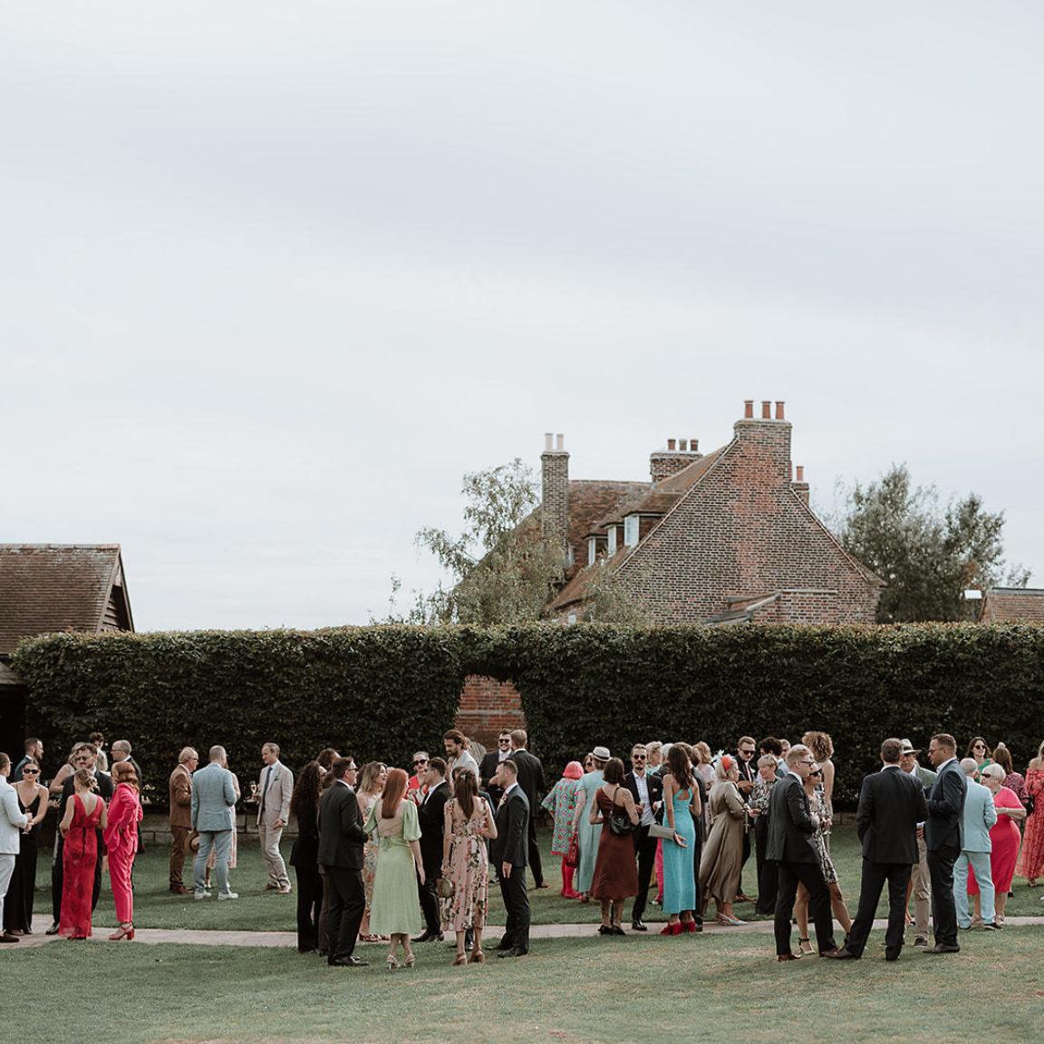 The Linhay and Courtyard for garden weddings at Elmley