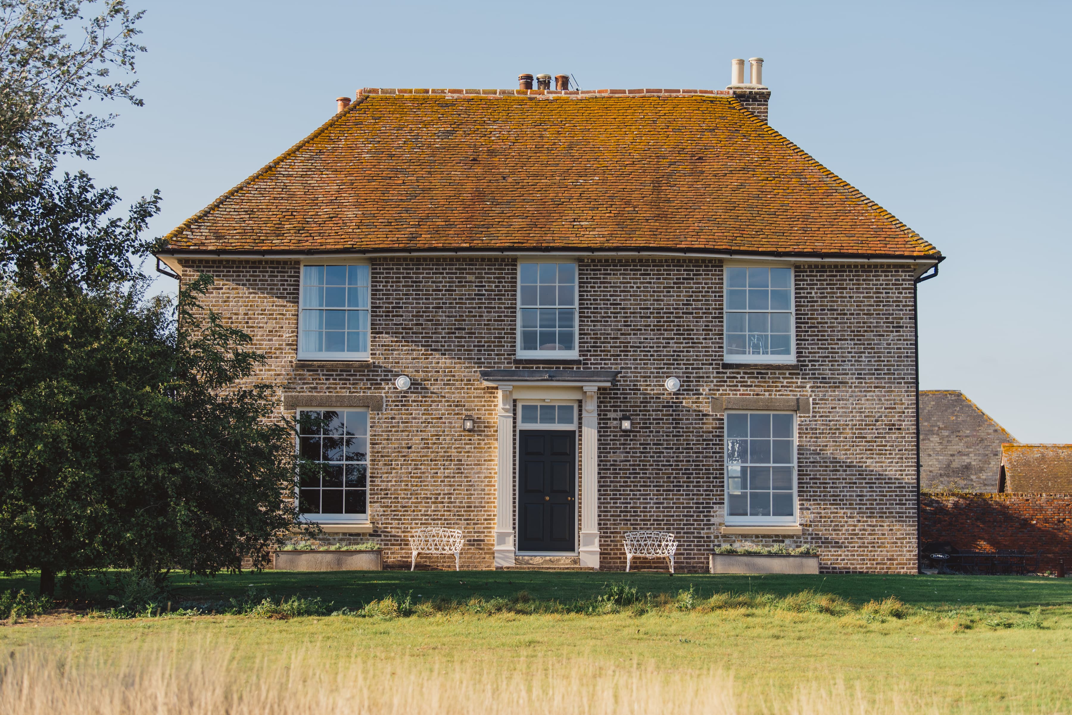 Georgian front of Kingshill Farmhouse